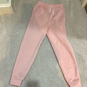 Pink sweatpants